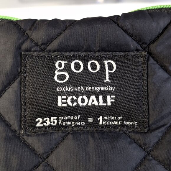 GOOP Brand Gwyneth Paltrow x ECOALF for Goop Quilted Vegan Black Backpack